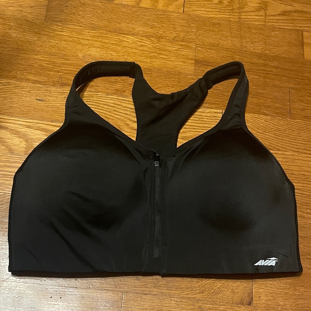 Avia Women's Sleek Black Sports Bra